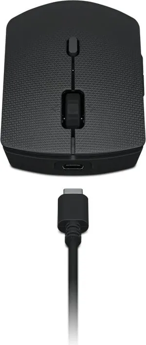 Tastierë + maus wireless Lenovo Professional Rechargeable Combo, e zezë - 1
