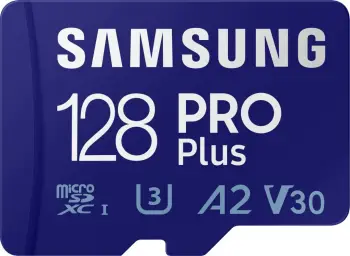 MicroSDXC Samsung PRO Plus 128GB, Class 10, UHS-I, blu