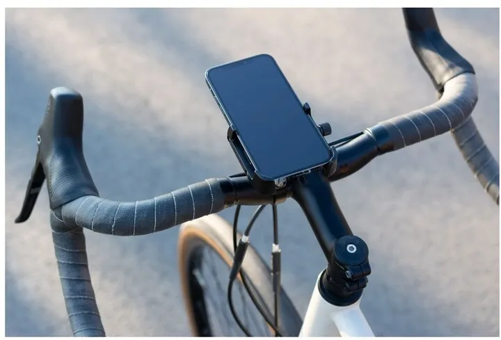 Mbajtëse celulari për biçikletë FIXED për Bikee ALU 2, e zezë - 8