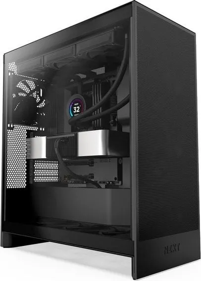 Kasë Nzxt H7 Flow, e zezë, Midi Tower - 2