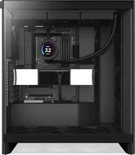 Kasë Nzxt H7 Flow, e zezë, Midi Tower - 3