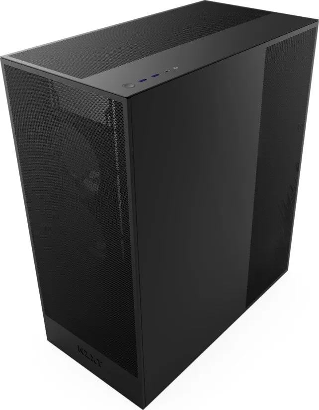 Kasë Nzxt H7 Flow, e zezë, Midi Tower - 6
