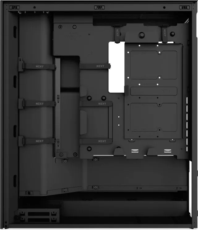 Kasë Nzxt H7 Flow, e zezë, Midi Tower - 8