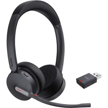 Kufje Yealink WH64 Hybrid Dual UC, Wireless, 20 - 20000 Hz, Office/Call center, 331 g, të zeza