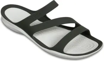 Shapka për femra Crocs Swiftwater Sandal, Nr. 36.5, të hirta / bardha (203998)