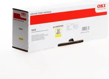 Toner OKI C612, i verdhë