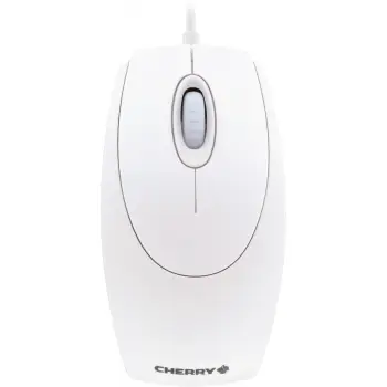 Maus me Kabllo Cherry WHEELMOUSE M-5400 – Bardhë