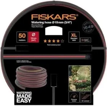 Zorrë për uijitje Fiskars, 3/4", 50 m