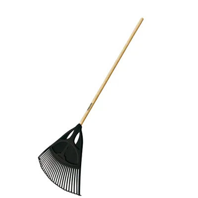 Grabujë Fiskars, për gjethe, XL, zezë - 2