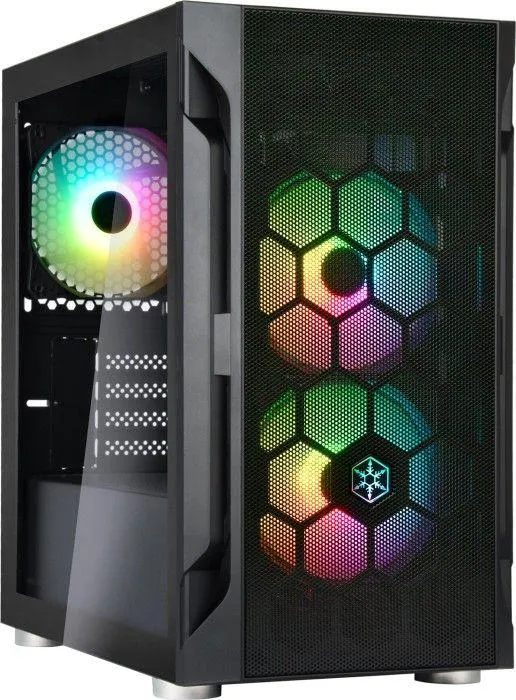 Kasë SilverStone Fara H1 M Pro ARGB, Mini Tower - 1
