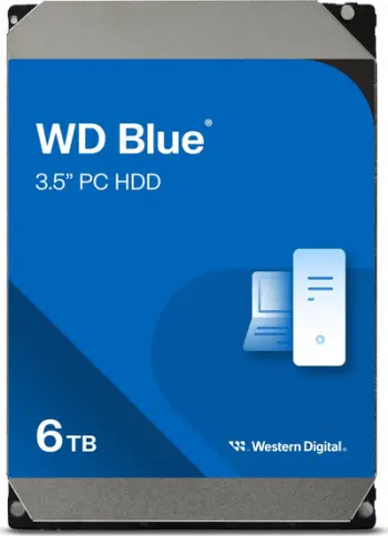 Hard disk Western Digital Blue, 6TB, 3.5", SATA III (WD60EZAZ)