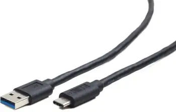 Kabllo Gembird USB-A në USB-C, 1m, e zezë