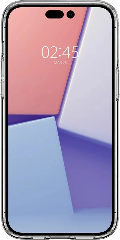 Mbështjellës për iPhone 14 Pro Spigen Liquid Crystal, transparent - 3