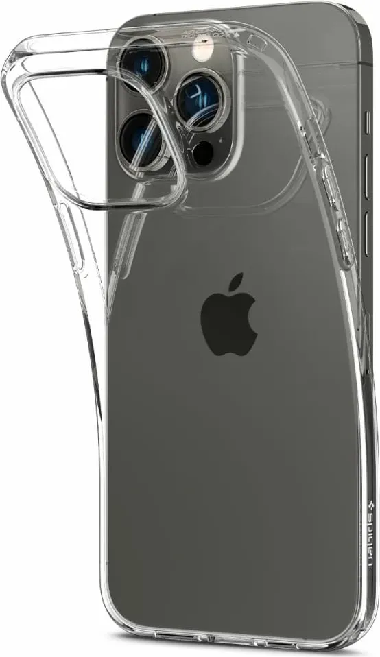 Mbështjellës për iPhone 14 Pro Spigen Liquid Crystal, transparent - 4