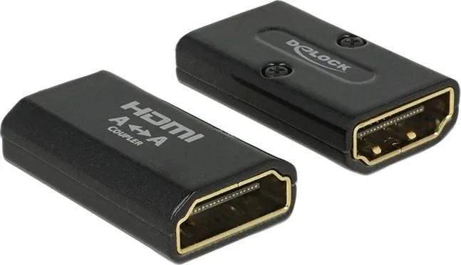 Përshtatës Delock HDMI - HDMI, i zi - 1