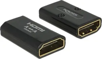 Përshtatës Delock HDMI - HDMI, i zi