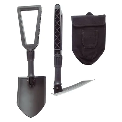 Lopatë e palosshme Fiskars, zezë - 1
