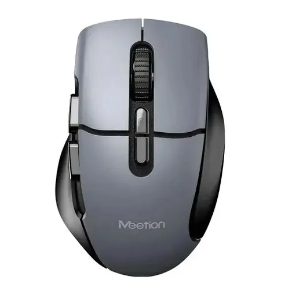 Maus Wireless & Bluetooth Meetion BTM001 – Dual-Mode, 7 butona silent, Gri - 1