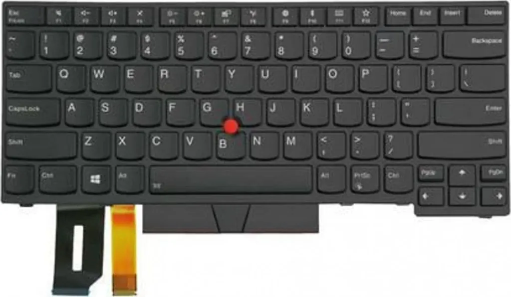 Tastierë për laptop Lenovo, US, e zezë - 1