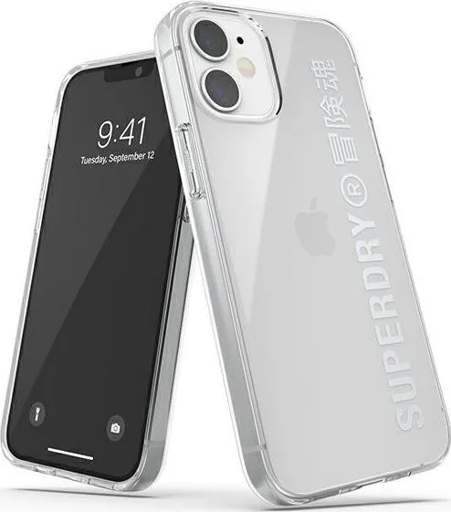 Mbrojtës celulari Dr Nona SuperDry Snap për iPhone 12 mini, transparent - 1