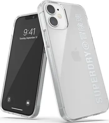 Mbrojtës celulari Dr Nona SuperDry Snap për iPhone 12 mini, transparent