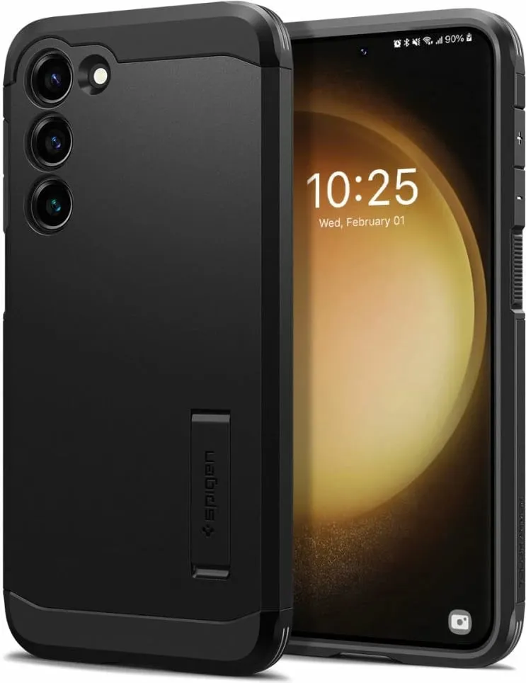 Mbështjellës për Samsung Galaxy S23 Spigen Tough Armor, i zi - 1