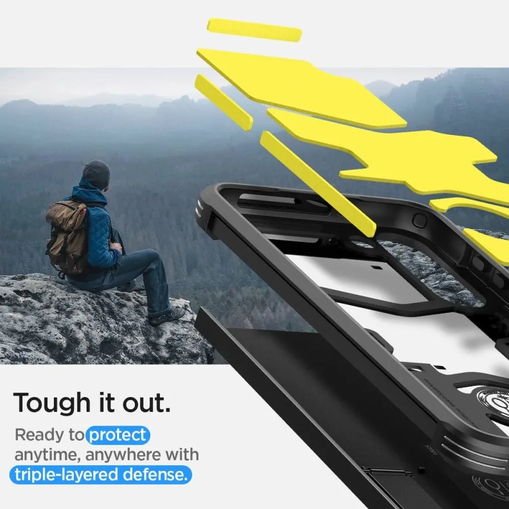 Mbështjellës për Samsung Galaxy S23 Spigen Tough Armor, i zi - 12