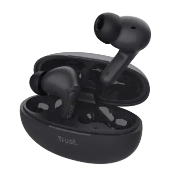 Dëgjuese Trust Yavi Bluetooth, të zeza