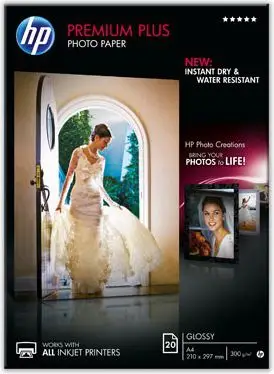 Letër fotografike HP për printim A4