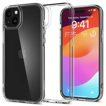 Mbështjellëse për iPhone 15 Spigen Ultra Hybrid, transparente