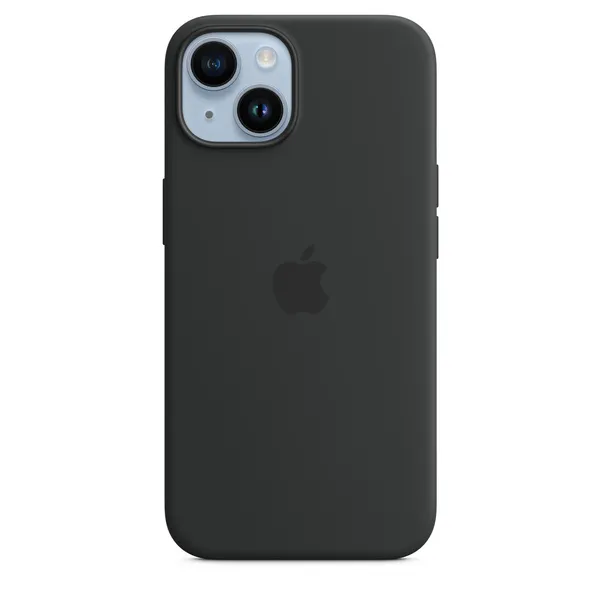 Apple iPhone 14 Silicone Case me MagSafe, Midnight - 1
