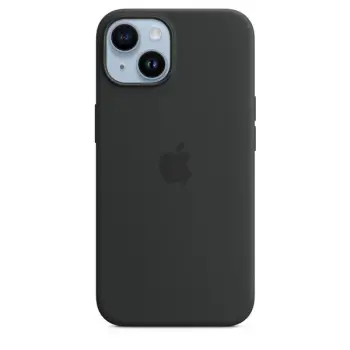 Apple iPhone 14 Silicone Case me MagSafe, Midnight