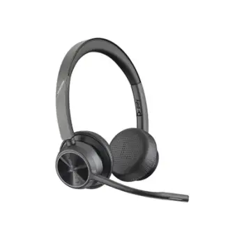Kufje Poly Voyager 4320 UC, Wireless, të zeza