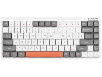Tastierë mekanike Gaming Tracer FINA 84, USB, RGB, e bardhë
