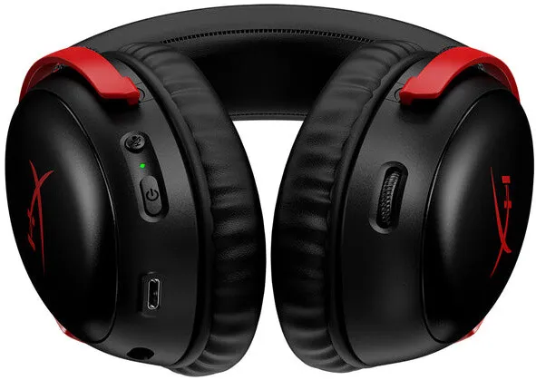Kufje HyperX Cloud III Wireless, të zeza/ kuqe - 4