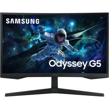 Monitor, Samsung, Odyssey G5 S27CG554EU / LS27CG554EUXEN, 27 inch, i lakuar, i zi