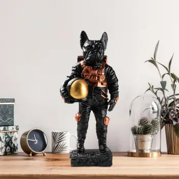 Objekt dekorativ Aberto Design, qen astronaut, shumëngjyrësh