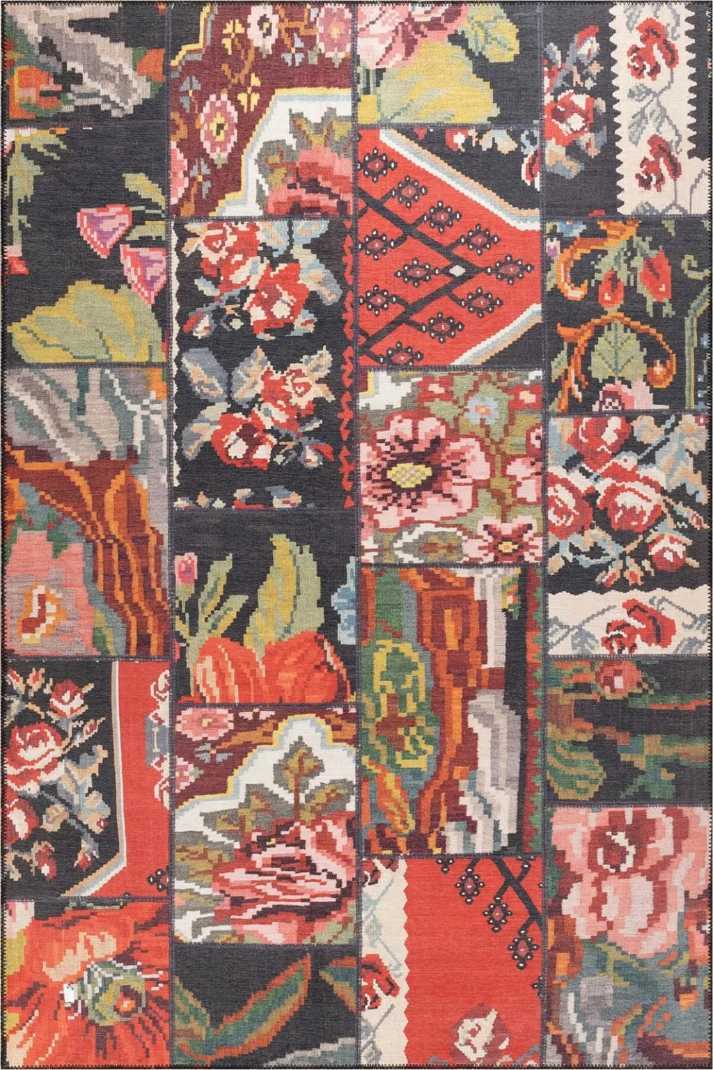 Qilim Conceptum Hypnose, Folk Chenille, shumëngjyrësh, 210x310cm - 2