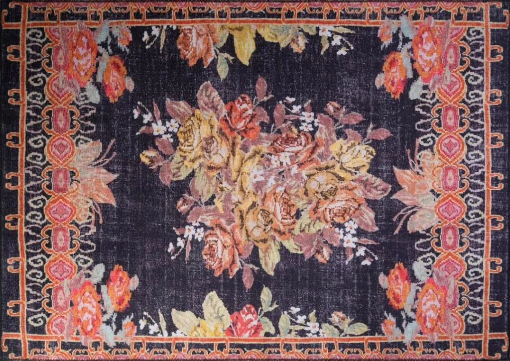 Qilim Conceptum Hypnose, Soul Chenille, ngjyrë e zezë, 210x310cm - 2