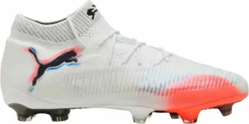 Atlete futbolli Puma për meshkuj, të bardha-portokalli