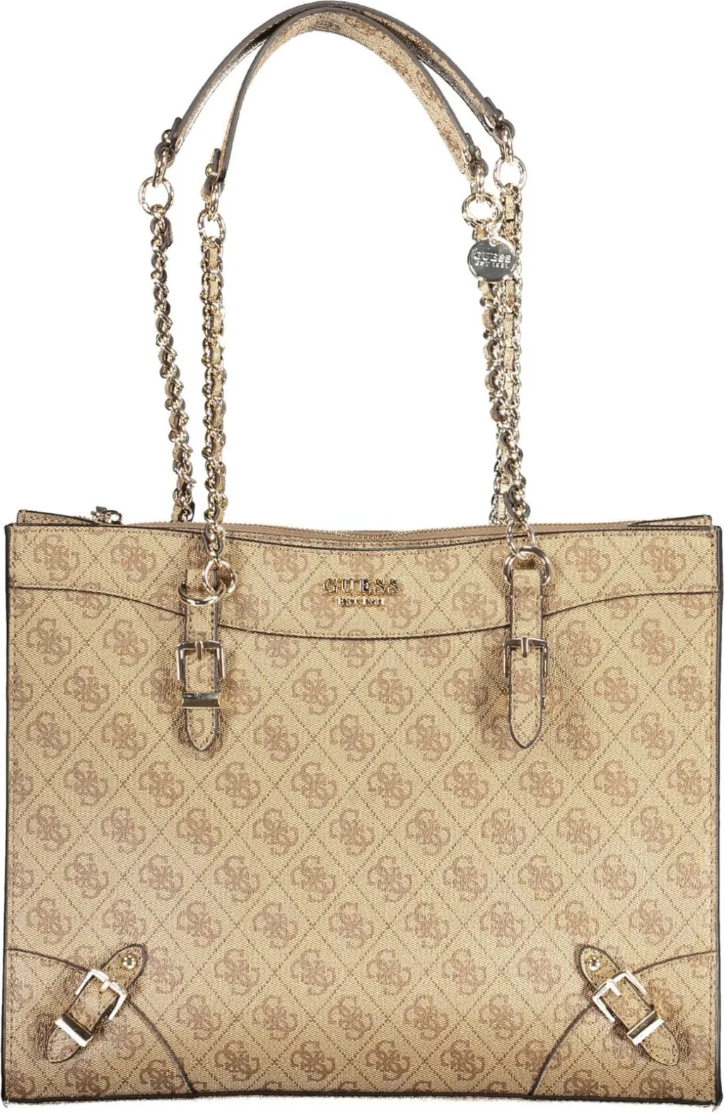 Çantë femra GUESS JEANS, beige - 1