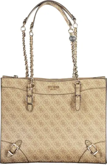 Çantë femra GUESS JEANS, beige