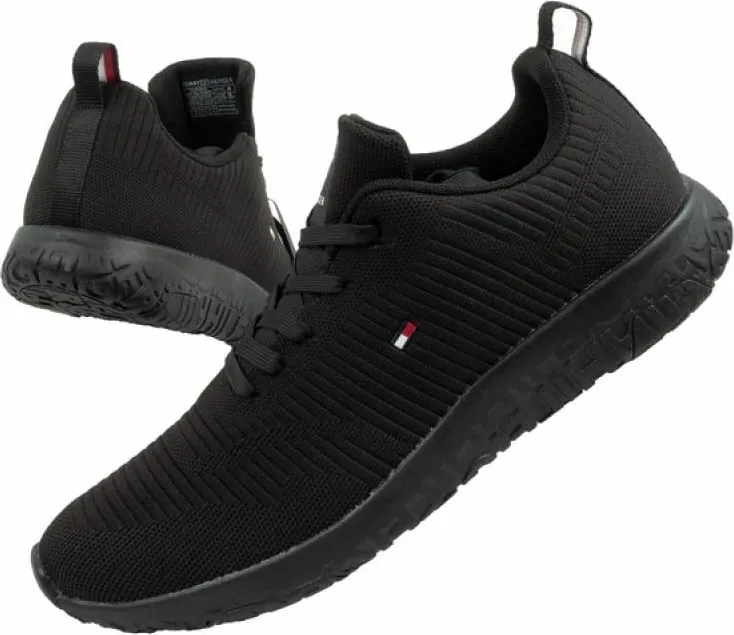 Këpucë për meshkuj Tommy Hilfiger, të zeza - 1
