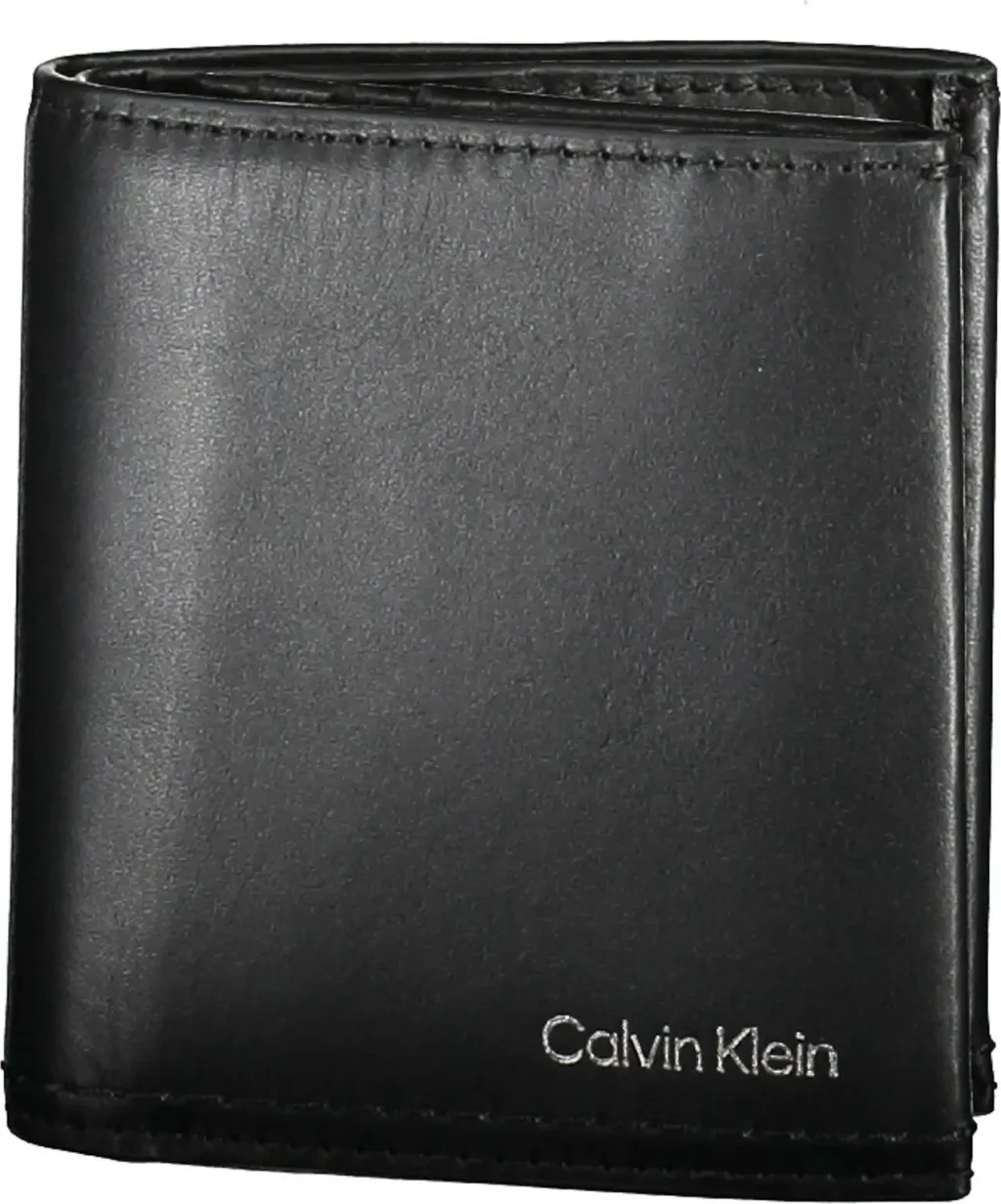 Portofol për meshkuj Calvin Klein, i zi - 1
