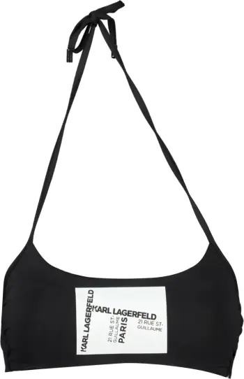 Bikine KARL LAGERFELD BEACHWEAR për femra, e zezë