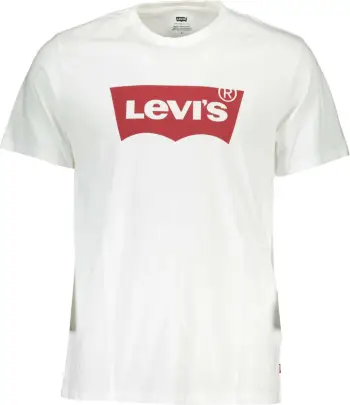 Maicë për meshkuj LEVI'S, të bardhë