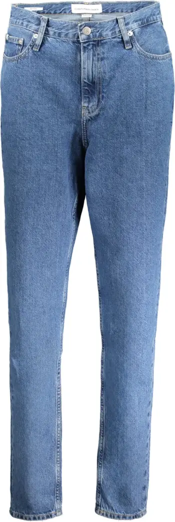 Xhinse femra Calvin Klein mom jeans, të kaltërta
