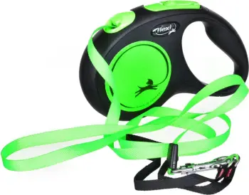 Litar kontrrollues për qen Flexi, ngjyrë Neon, 5 m