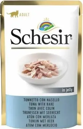 Ushqim për mace Schesir, 85 gr