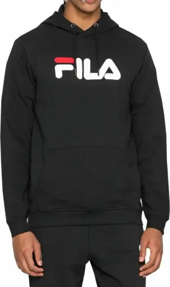 Bluzë me kapuç Fila Barumini Hoody M FAU0090.80001, për meshkuj, pambuk, e zezë